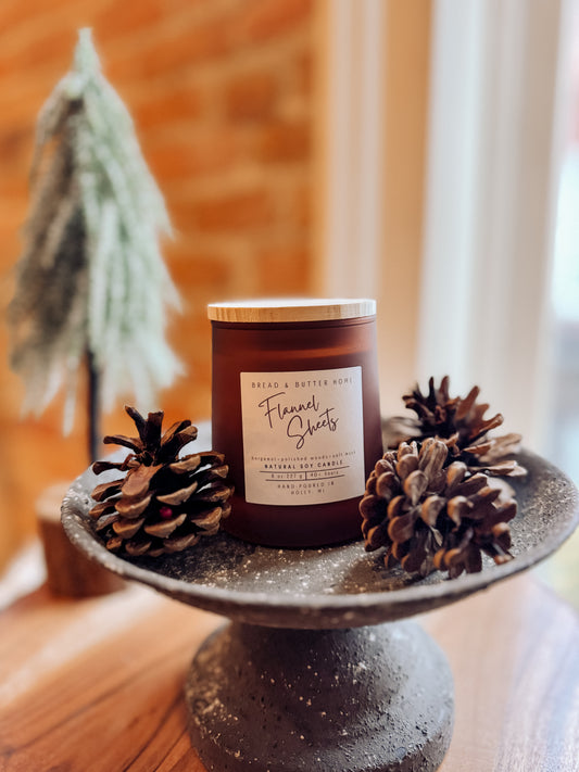 Flannel Sheets Candle