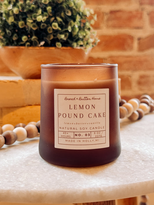 Lemon Pound Cake Candle